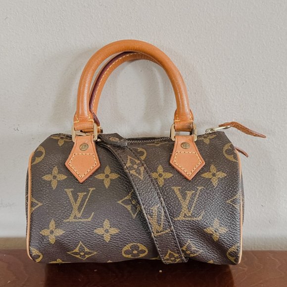 Louis Vuitton - Authenticated Nano Speedy / Mini HL Handbag - Patent Leather Brown for Women, Very Good Condition